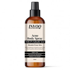 Deals, Discounts & Offers on Beauty Care - Invoq Back and Body Acne Spray | Helps Control Body Acne & minimizes breakout, Removes blackheads & Dark Spots.