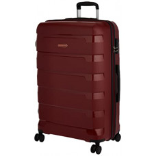 Deals, Discounts & Offers on  - Aristocrat Porto 75cm Maroon Polypropylene Harsided Check-in Luggage 8W Strolley
