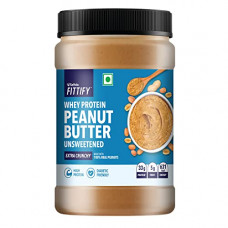 Deals, Discounts & Offers on  - Saffola Fittify Whey Protein Peanut Butter | Unsweetened | Extra Crunchy | High Protein | No Added Sugar | Control Diabetes | Keto Diet | 925g