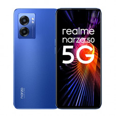 Deals, Discounts & Offers on Electronics - [For SBI, ICICI Credit Card] realme narzo 50 5G (Hyper Blue, 4GB RAM+64GB Storage)
