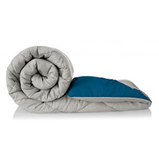 Deals, Discounts & Offers on  - Amazon Brand - Solimo Microfibre Reversible Comforter, Double (Ash Grey & Deep Teal, 200 GSM)