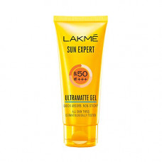 Deals and Offers on Beauty Care - Lakme Sun Expert Ultra Matte SPF 50 Gel Sunscreen, 50ml Deals, Discounts & Offers on Beauty Care - Lakme Sun Expert Ultra Matte SPF 50 Gel Sunscreen, 50ml
