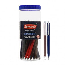 Deals, Discounts & Offers on Stationery - Reynolds JETTER CLASSIC BLUE 20 PENS, JAR Ball Pen I Lightweight Ball Pen With Comfortable Grip