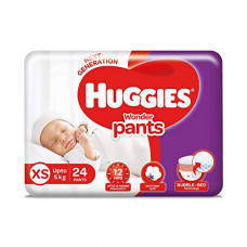 Deals, Discounts & Offers on Baby Care - Huggies Wonder Pants Extra Small / New Born (XS / NB) Size Diaper Pants, 24 Count