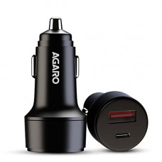 Deals, Discounts & Offers on Mobile Accessories - AGARO CC1930 Car Charger, Dual Port with Type C PD Port with 36W max Output and Quick Charge QC 3.0 Port with 36W max Output