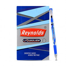 Deals, Discounts & Offers on Stationery - Reynolds LIQUIGLIDE BP 20 CT - BLUE INK Ball Pen I Lightweight Ball Pen With Comfortable Grip