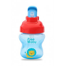 Deals, Discounts & Offers on Baby Care - BeeBaby My Flippy Soft Silicone Straw Sippy Cup / Sipper. 100% BPA Free | Spill-Proof. (150 ML / 5 oz.) (Blue) 12M+