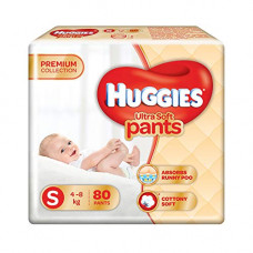 Deals, Discounts & Offers on Baby Care - Huggies Ultra Soft Pants, Small Size Premium Diapers, 80 Counts