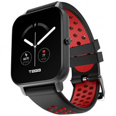 Deals, Discounts & Offers on Mobile Accessories - TAGG Verve Sense Smartwatch with 1.70'' Large Display, Real SPO2, and Real-Time Heart Rate Tracking, 7 Days Battery Backup, IPX67 Waterproof | Red Black,Standard