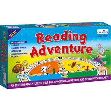 Deals, Discounts & Offers on Toys & Games - Creative's Reading Adventure New Board Game (Multi-Color, 162 Pieces)