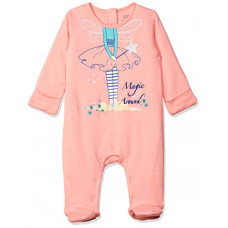Deals, Discounts & Offers on Baby Care - [Size 9-12M] MINI KLUB Baby Girl Sleep Suit Red