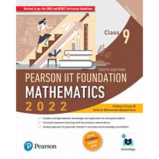 Deals, Discounts & Offers on Books & Media - Pearson IIT Foundation Mathematics Class 9| Tenth Edition| Includes Active App -To gauge Self Preparation|By Pearson