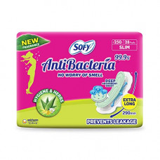 Deals, Discounts & Offers on Personal Care Appliances - Sofy Anti Bacteria Extra Long Sanitary Pads - Slim (28 Pads)
