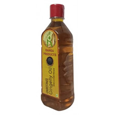 Deals, Discounts & Offers on Lubricants & Oils - Ranga 0.5L Cold Pressed Sesame/Gingelli Oil (Chekku/Ghani/Wood Pressed) 500 ML