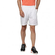 Deals, Discounts & Offers on Men - [Size L] Life by Shoppers Stop Solid Dobby Mens Shorts (White, Large)