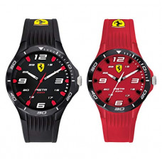 Deals, Discounts & Offers on Men - Scuderia Ferrari Pista Analog Black Dial Men's Watch-0870047