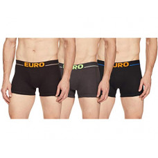 Deals, Discounts & Offers on Men - Euro Men's Solid Trunks (Pack of 3)