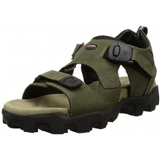 Deals, Discounts & Offers on  - [Size 7] Woodland Men's Leather Sandals and Floaters