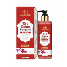 Deals, Discounts & Offers on Beauty Care - Amyleord Red Onion Black Seed Shampoo With Red Onion Seed Oil Extract, Black Seed Oil, Vitamin B5 Precious Natural Blends No Silicon Parabens (250ml)