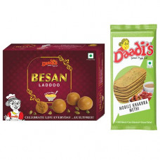 Deals, Discounts & Offers on  - Daadi's Besan Laddoo Pure Ghee + Methi Mobile Khakhra