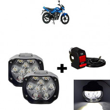 Deals, Discounts & Offers on  - AutoKraftZ Universal Bike 9 LED Fog Light/Headlight with Switch