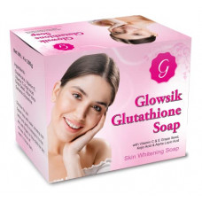 Deals, Discounts & Offers on Beauty Care - GLOWSIK GLUTATHION SKIN WHITENING SOAP WITH GRAPE SEED, VITAMIN C 100 GM EACH - PACK OF 4