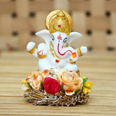 Deals, Discounts & Offers on  - eCraftIndia Lord Ganesha Idol on Decorative Handcrafted Plate