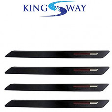 Deals, Discounts & Offers on  - Kingsway Car Bumper Guard - GT Force Style For Tata Indica Vista (Black, Set of 4, Rubber)
