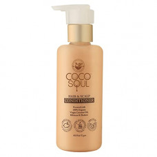 Deals, Discounts & Offers on Air Conditioners - Coco Soul Conditioner - Hair + Scalp | With Coconut & Ayurveda | Paraben & Sulphate Free | For Frizz-Free, Shiny, Strong & Silky Hair| 200ml