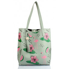 Deals, Discounts & Offers on  - Mammon Women's Tote Bag (Tote-hello-mint)