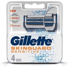 Deals, Discounts & Offers on Health & Personal Care - Gillette Skinguard Manual Shaving Razor Blades- pack of 4 cartridges
