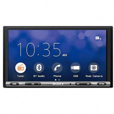 Deals, Discounts & Offers on Electronics - Sony Combo of XAV AX-3500 17.6-cm (6.95) Bluetooth Media Receiver with WebLink Cast and 8 LED Car Reverse Camera