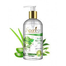Deals, Discounts & Offers on Beauty Care - Spantra Aloe Tea Tree Multipurpose Gel, Fight Acne - Healthy Moisturized Hair Gel, 300 Ml