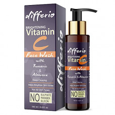 Deals, Discounts & Offers on Beauty Care - Differio Vitamin C Face Wash With Turmeric For Skin Brightening, Skin Glowing And Deep Cleansing - Vitamin C Facewash For Reduces Pigmentation And Dark Spots - No Parabens, Sulphate (100 ML)