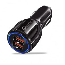Deals, Discounts & Offers on Mobile Accessories - BROGBUS Multi Dual USB Ports Fast Quick Car Charger (QC 3.0) USB - C Car Mobile Charger Compatible