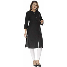 Deals, Discounts & Offers on Women - [Size S] CHITRANSH ENTERPRISE Women Solid Rayon Straight Kurta