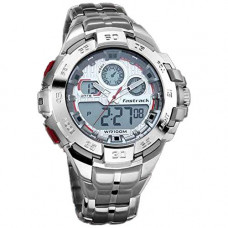 Deals, Discounts & Offers on Men - Fastrack Mean Machines Analog-Digital White Dial Men's Watch-NN38054PM01