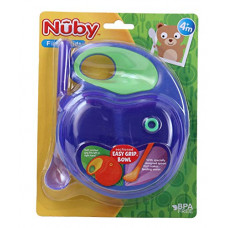 Deals, Discounts & Offers on Screwdriver Sets  - Nuby Easy Grip Bowl with Feeding Spoon (Purple)