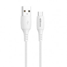 Deals, Discounts & Offers on  - Portronics Konnect A POR-1179 1M Type-C Cable with PVC Heads (White)