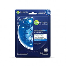 Deals, Discounts & Offers on Beauty Care - Garnier Skin Naturals Night Serum Sheet Mask With Deep Sea Water - For Tired & Stressed Skin, 28 g