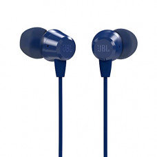Deals, Discounts & Offers on Headphones - JBL C50HI in-Ear Headphones with Mic (Blue)