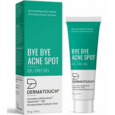 Deals, Discounts & Offers on Beauty Care - DERMATOUCH Bye Bye Acne Spot Oil Free Gel For Acne (All Skin) 30gm