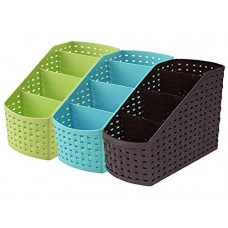 Deals, Discounts & Offers on  - Heart Home 3 Pieces Plastic Multipurpose Storage Basket