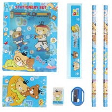 Deals, Discounts & Offers on Stationery - HASTHIP 6PCS Pencil Set Stationery Kit School Supplies for Girls Boys and Student School Gift