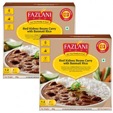 Deals, Discounts & Offers on  - FAZLANI FOODS Ready to Eat Rajma Masala with Basmati Rice, Pure Veg Indian Meal (Pack of 2- 300 Gm Each)