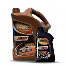 Deals, Discounts & Offers on Lubricants & Oils - Mapco Car Oil Set Synthlo 5W40-3.5 Litre & Power Steering Oil, 1 Litre