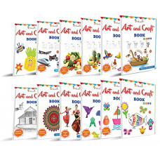 Deals, Discounts & Offers on Books & Media - Art and Craft Step by Step Activity Book Set ; Pack of 12 Books