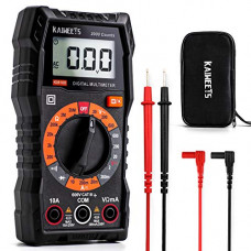 Deals, Discounts & Offers on Home Improvement - KAIWEETS Digital Multimeter with Case, DC AC Voltmeter