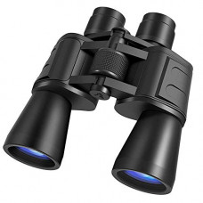Deals, Discounts & Offers on Electronics - OHELIGO Long Distance Adults FMC Day Vision Binoculars High Range Telescope 20x50 Powerful BAK4 Prism Lens with Strap Carrying Bag Black