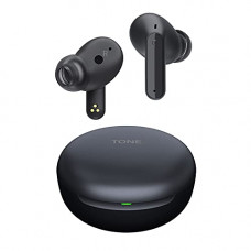 Deals, Discounts & Offers on Headphones - LG Tone Free FP5 - Enhanced Active Noise Cancelling Bluetooth Truly Wireless in Ear Earbuds with mic (Black)